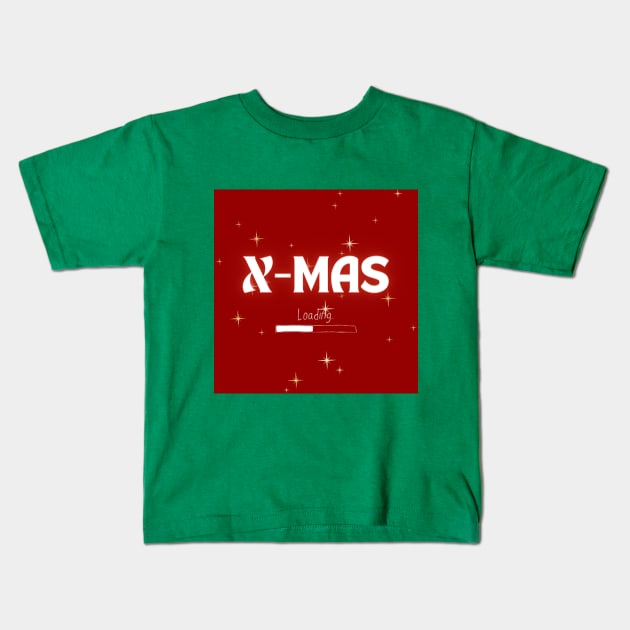 Christmas Loading Kids T-Shirt by Viper Unconvetional Concept